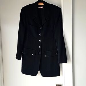 Karl Lagerfeld Vintage Navy Blazer Sz 8
